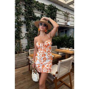 12th Tribe Belle Floral Mini Dress Size SS